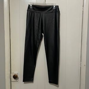 Pleather leggings